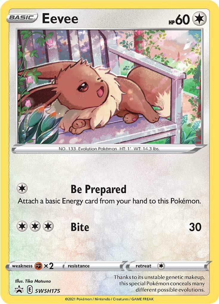 Eevee (SWSH175) [Sword & Shield: Black Star Promos] | Dumpster Cat Games