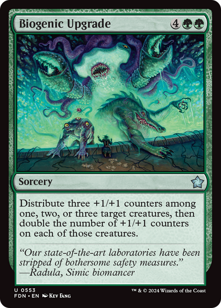Biogenic Upgrade [Foundations] | Dumpster Cat Games