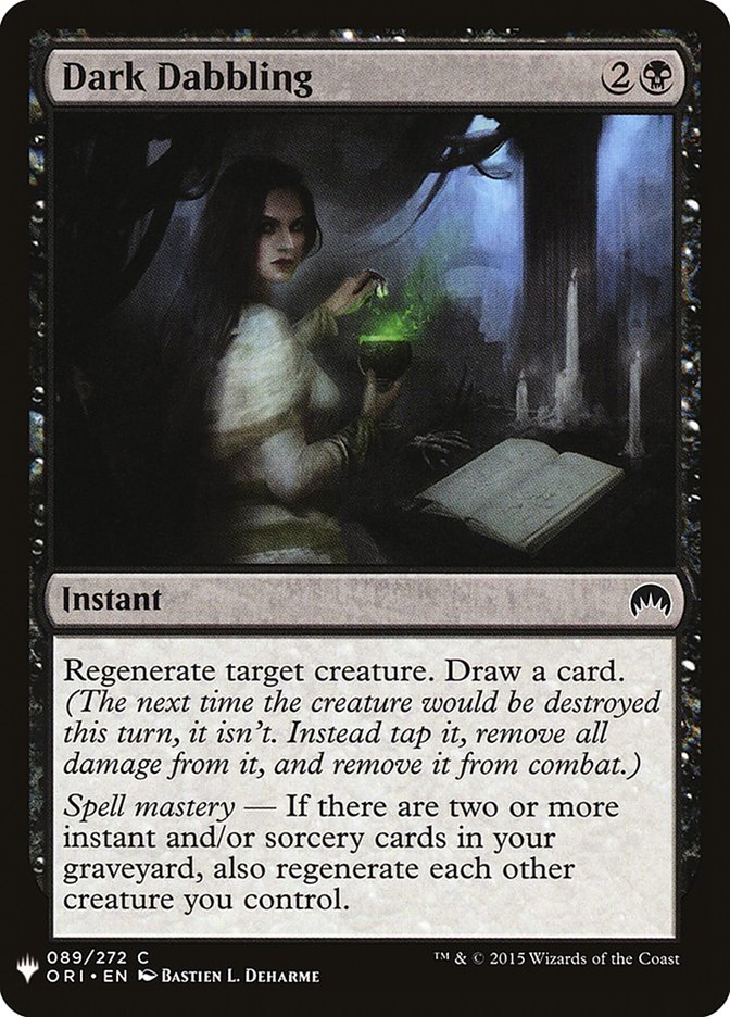 Dark Dabbling [Mystery Booster] | Dumpster Cat Games