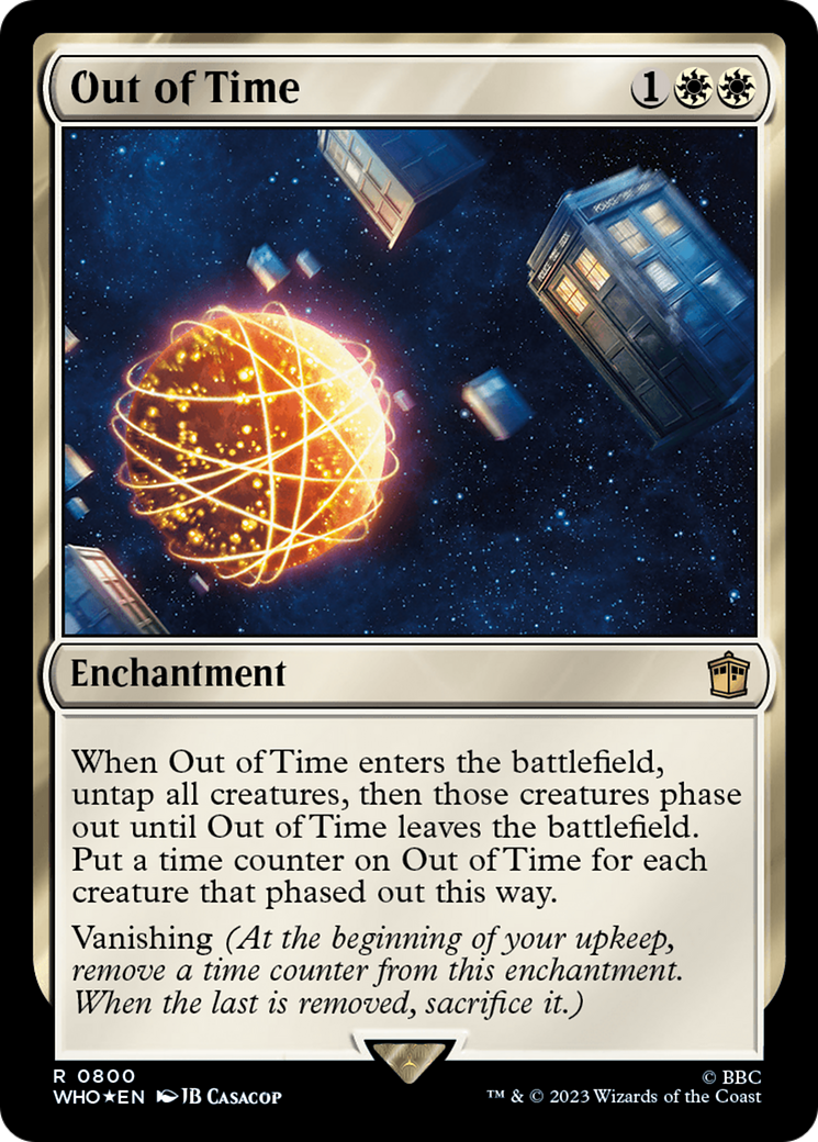 Out of Time (Surge Foil) [Doctor Who] | Dumpster Cat Games