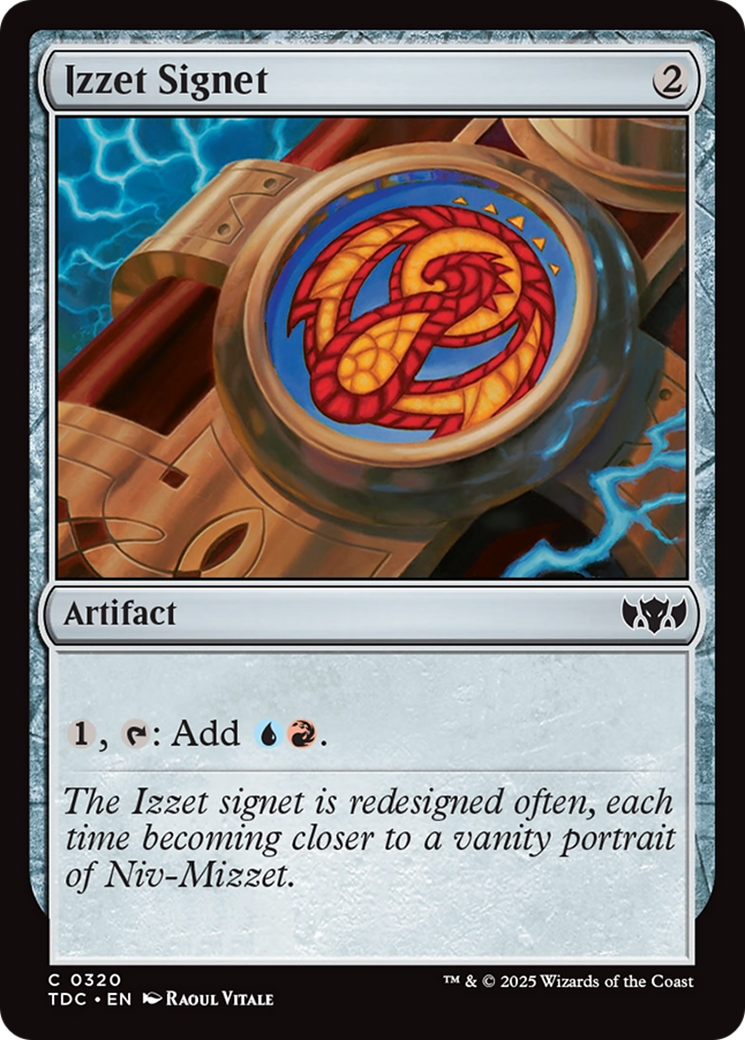 Izzet Signet [Tarkir: Dragonstorm Commander] | Dumpster Cat Games