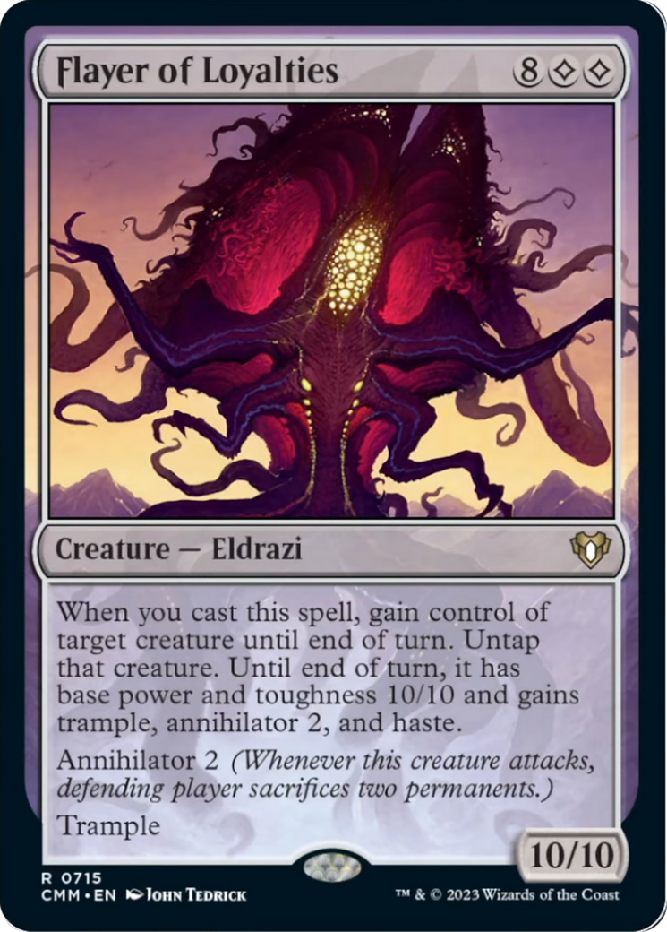 Flayer of Loyalties [Commander Masters] | Dumpster Cat Games