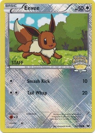 Eevee (84/108) (City Championship Staff) [League & Championship Cards] | Dumpster Cat Games