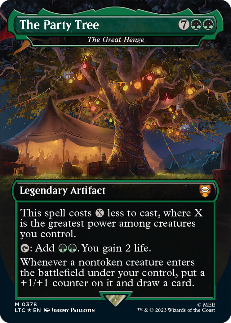 The Party Tree - The Great Henge (Surge Foil Realms and Relics) [The Lord of the Rings: Tales of Middle-Earth Commander] | Dumpster Cat Games