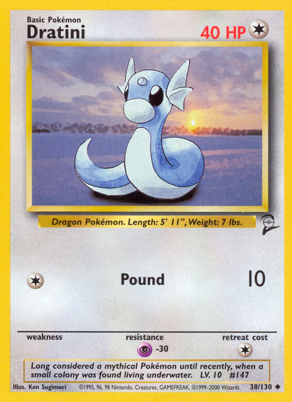 Dratini (38/130) [Base Set 2] | Dumpster Cat Games