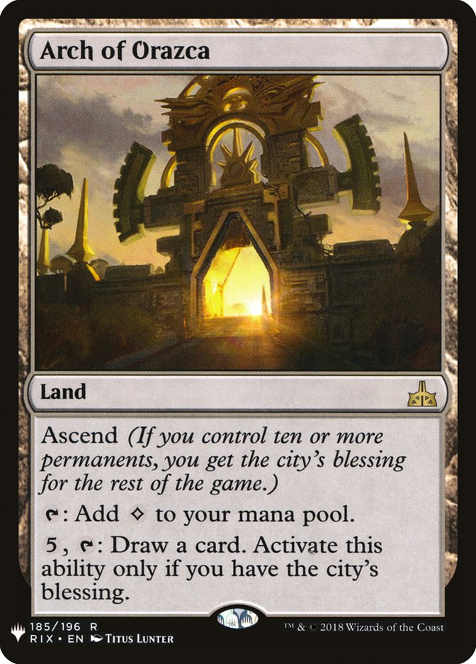 Arch of Orazca [Mystery Booster] | Dumpster Cat Games