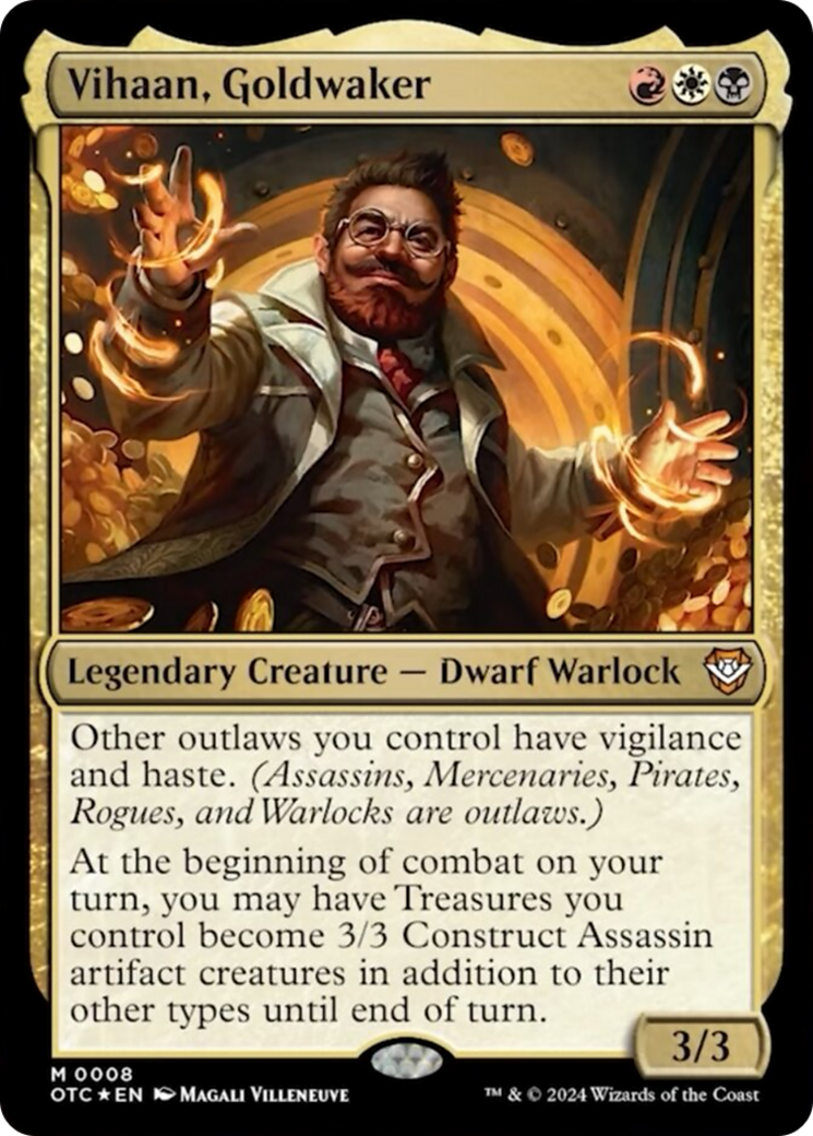 Vihaan, Goldwaker [Outlaws of Thunder Junction Commander] | Dumpster Cat Games