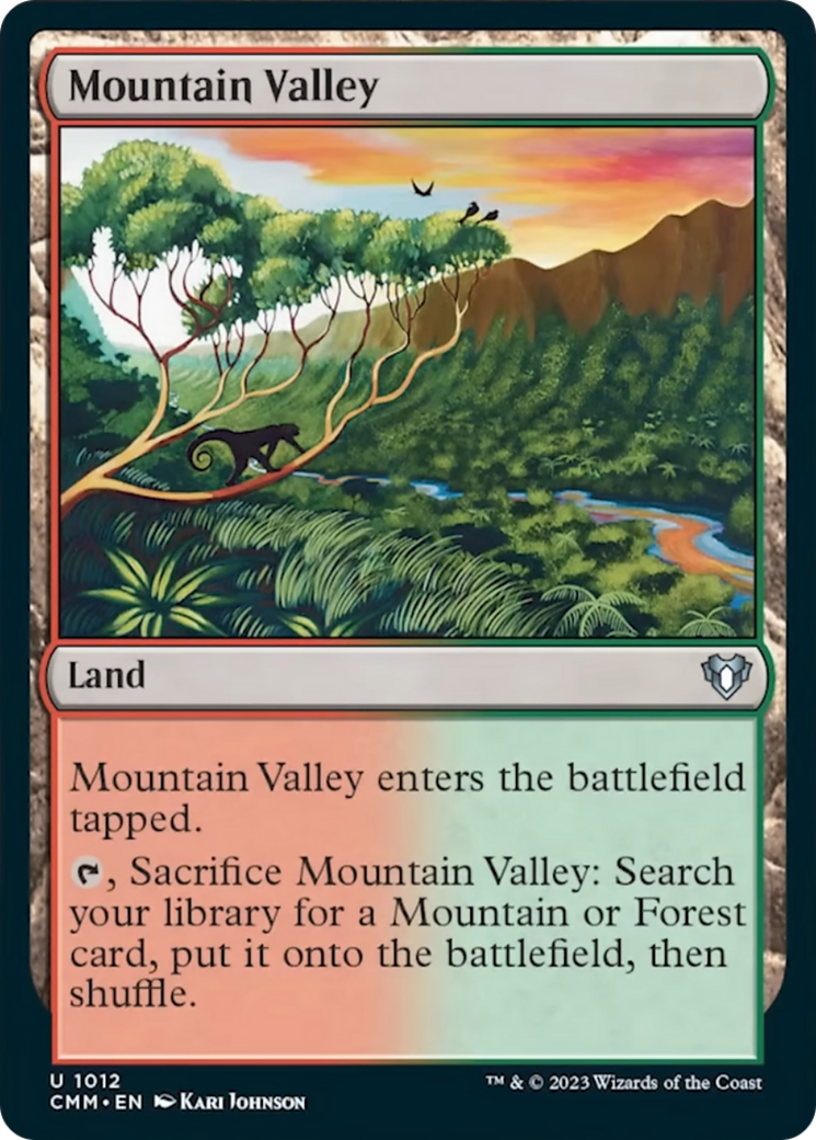 Mountain Valley [Commander Masters] | Dumpster Cat Games