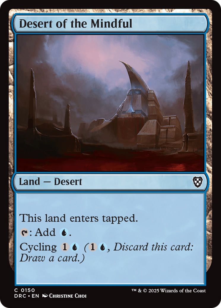 Desert of the Mindful [Aetherdrift Commander] | Dumpster Cat Games