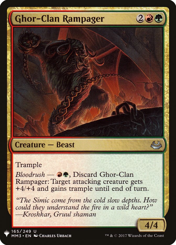 Ghor-Clan Rampager [Mystery Booster] | Dumpster Cat Games
