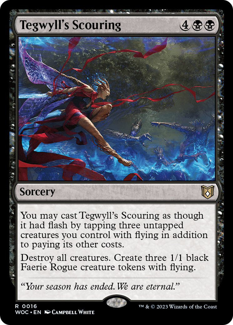 Tegwyll's Scouring [Wilds of Eldraine Commander] | Dumpster Cat Games