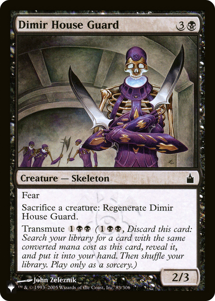 Dimir House Guard [The List] | Dumpster Cat Games