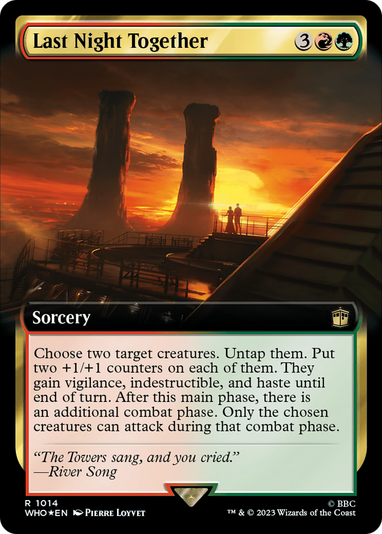 Last Night Together (Extended Art) (Surge Foil) [Doctor Who] | Dumpster Cat Games
