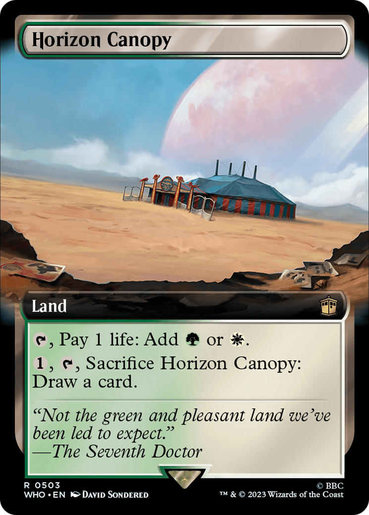 Horizon Canopy (Extended Art) [Doctor Who] | Dumpster Cat Games