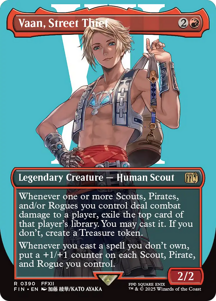 Vaan, Street Thief (Borderless) [FINAL FANTASY] | Dumpster Cat Games