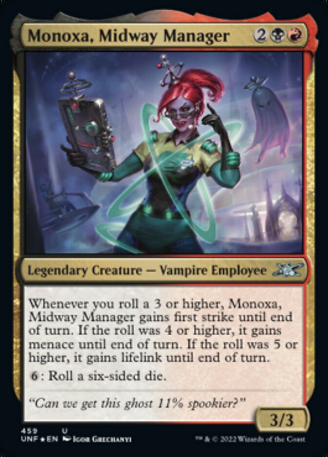 Monoxa, Midway Manager (Galaxy Foil) [Unfinity] | Dumpster Cat Games
