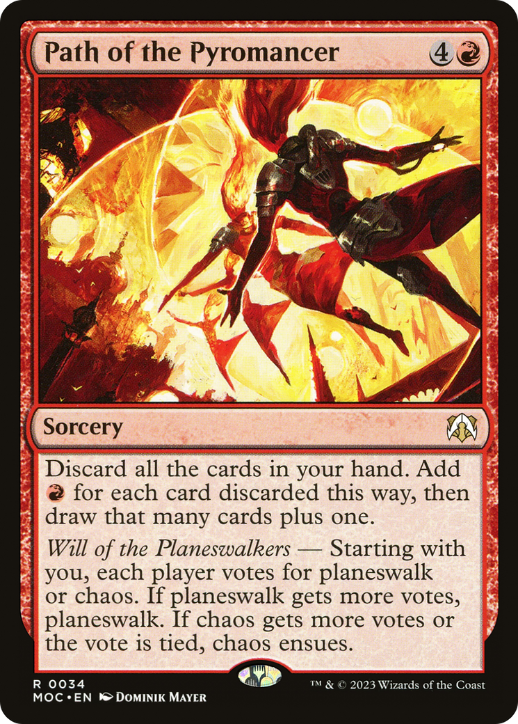 Path of the Pyromancer [March of the Machine Commander] | Dumpster Cat Games