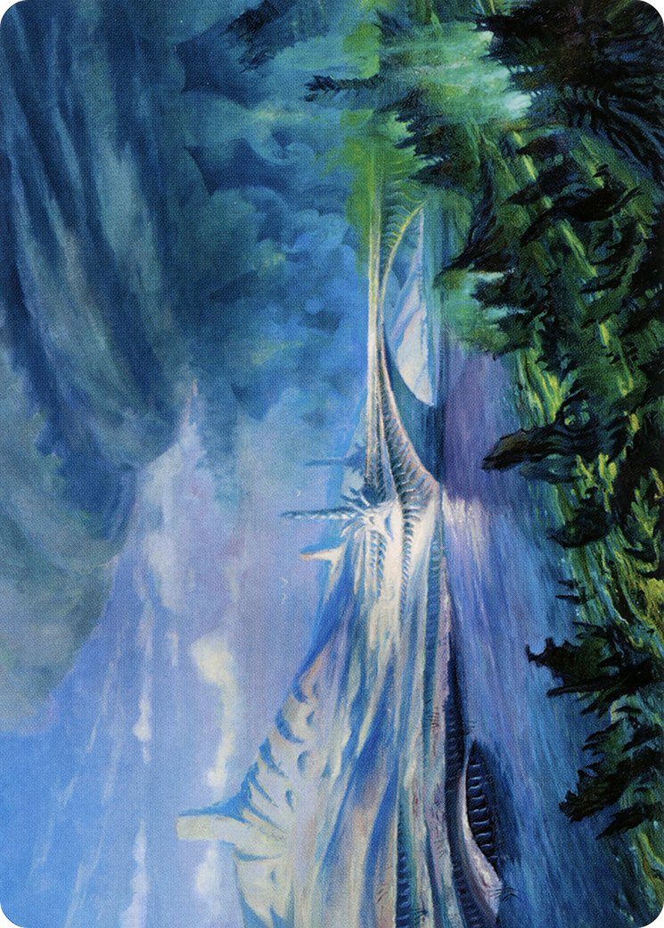 Goldmire Bridge Art Card [Modern Horizons 2 Art Series] | Dumpster Cat Games