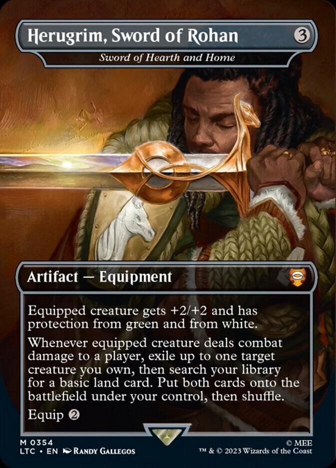 Herugrim, Sword of Rohan - Sword of Hearth and Home [The Lord of the Rings: Tales of Middle-Earth Commander] | Dumpster Cat Games