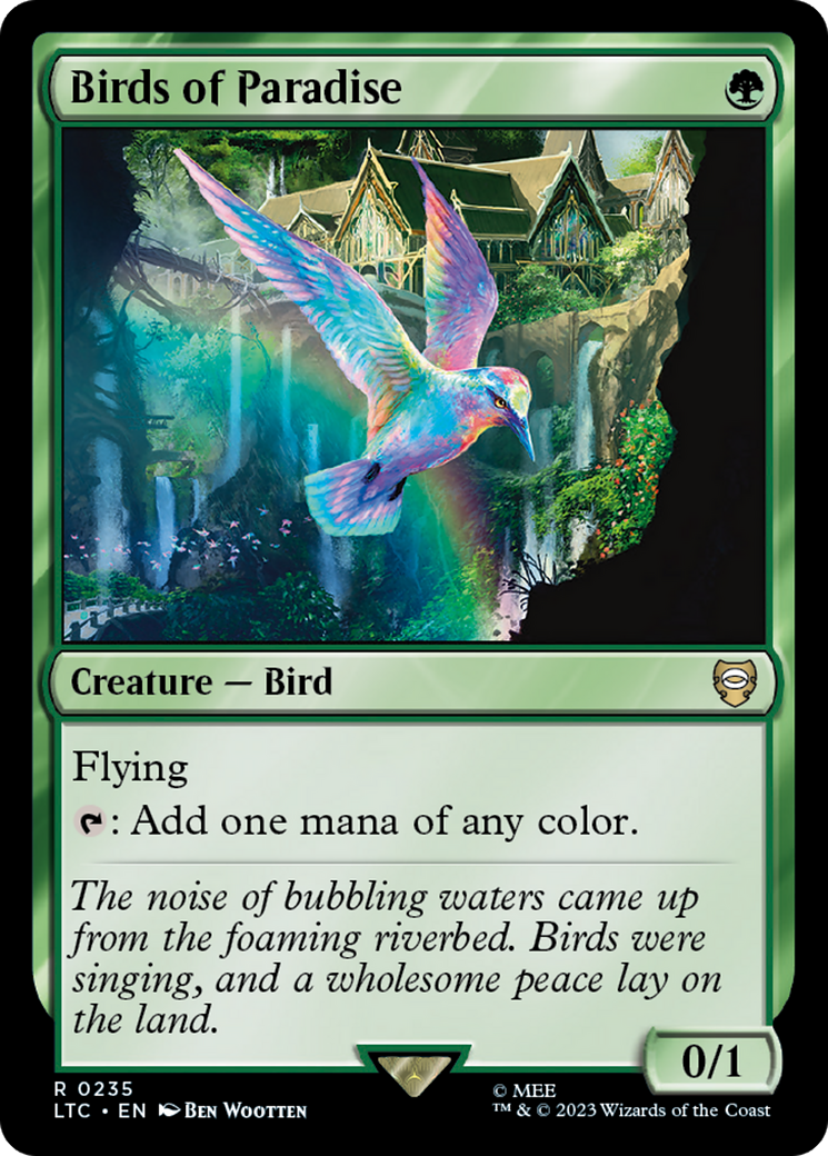 Birds of Paradise [The Lord of the Rings: Tales of Middle-Earth Commander] | Dumpster Cat Games