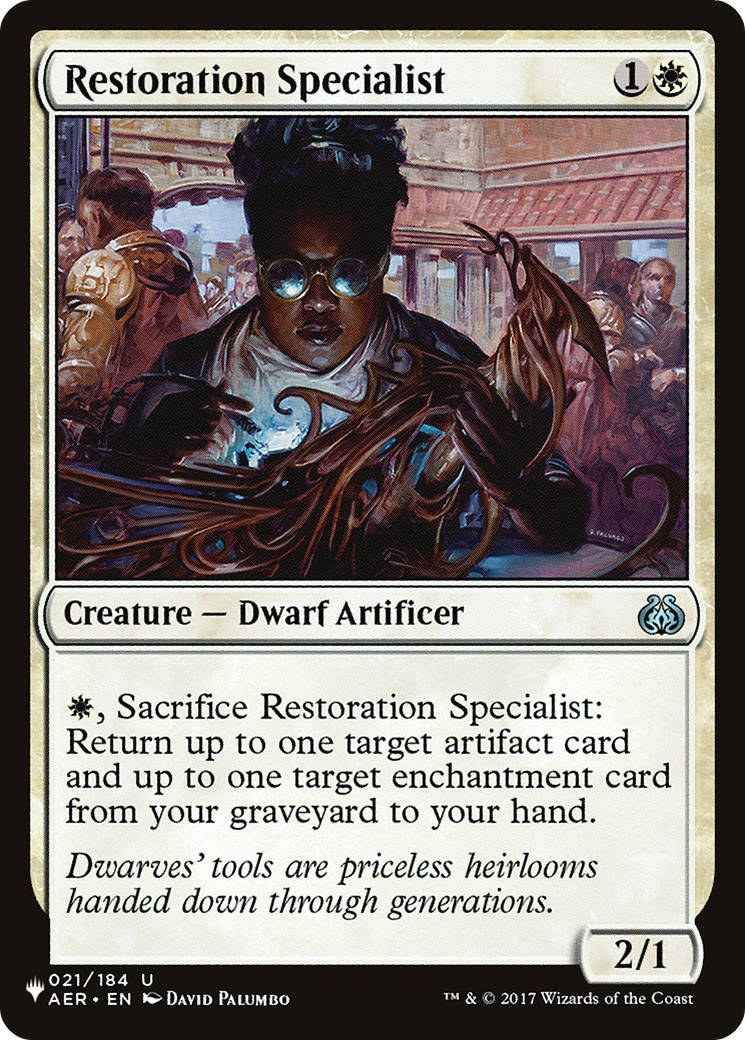 Restoration Specialist [The List] | Dumpster Cat Games
