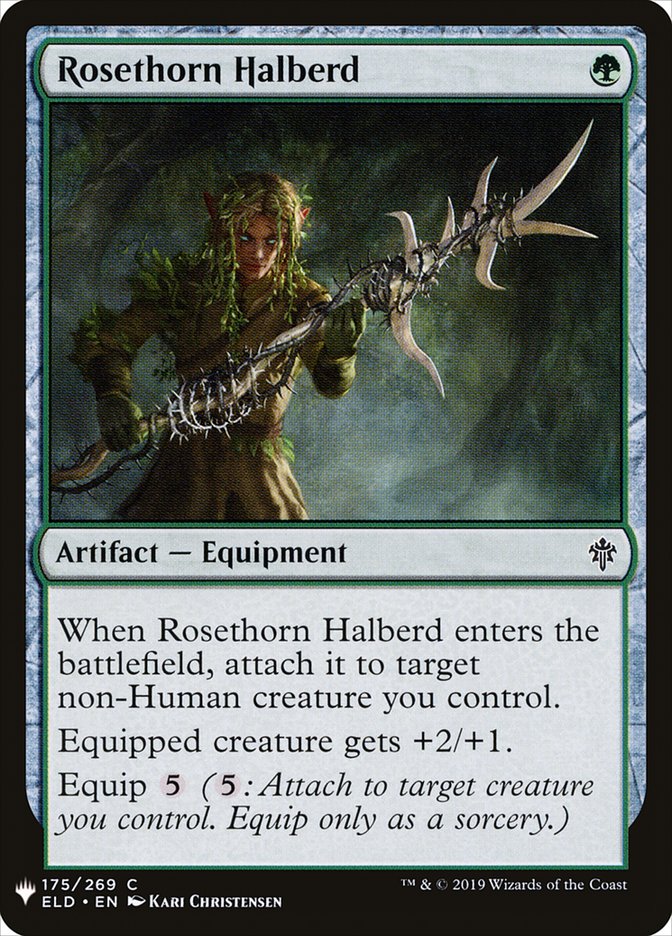 Rosethorn Halberd [Mystery Booster] | Dumpster Cat Games