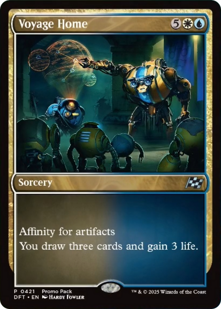 Voyage Home (Promo Pack) [Aetherdrift Promos] | Dumpster Cat Games
