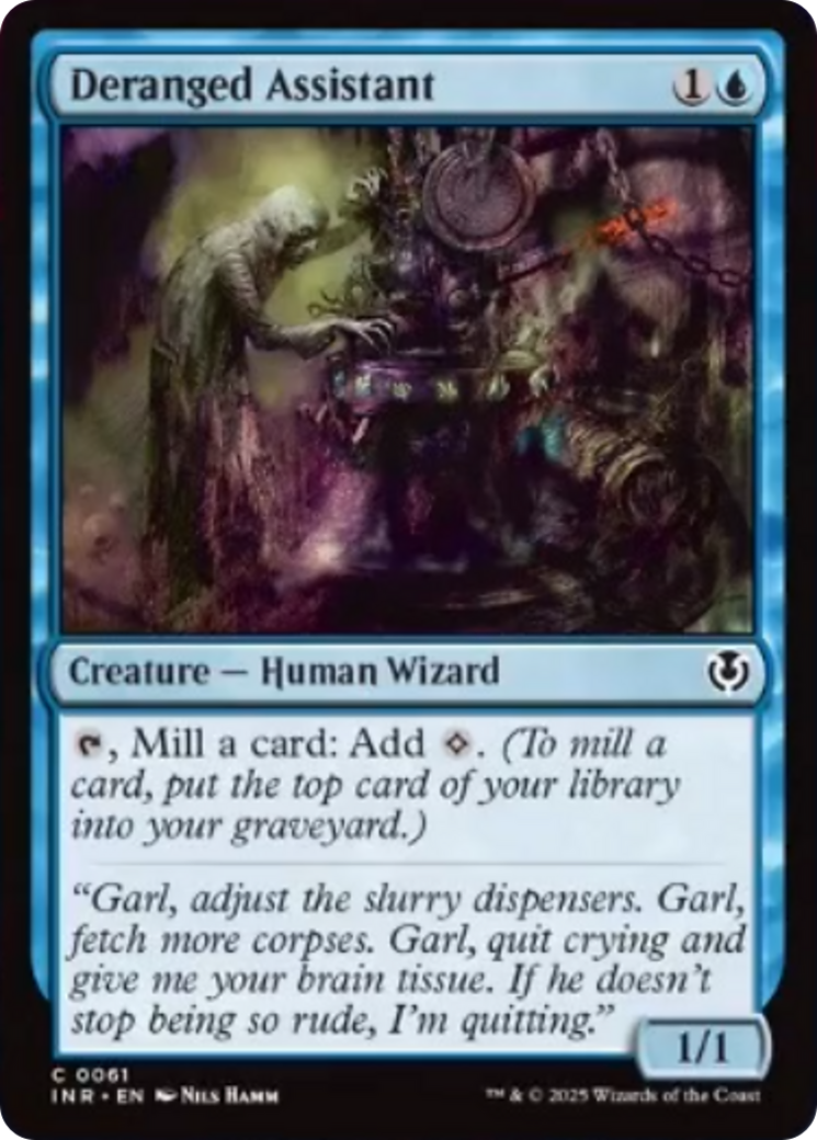Deranged Assistant [Innistrad Remastered] | Dumpster Cat Games