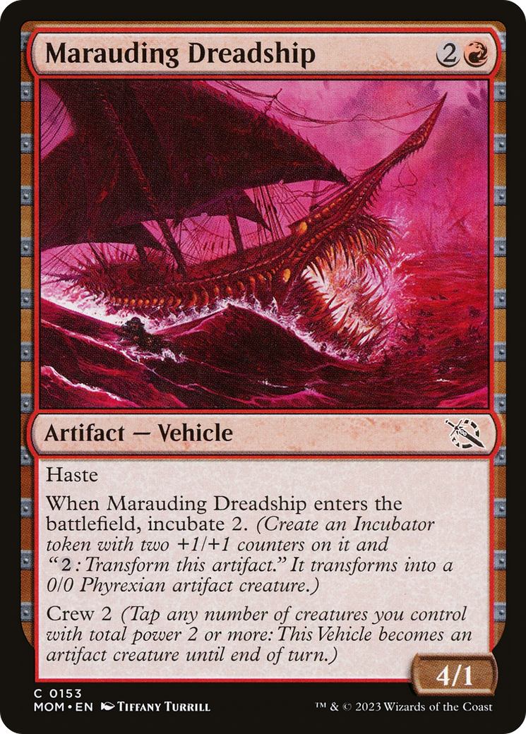 Marauding Dreadship [March of the Machine] | Dumpster Cat Games