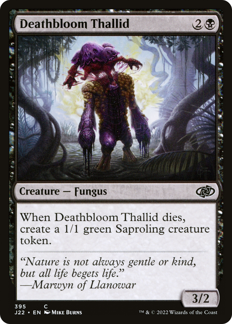 Deathbloom Thallid [Jumpstart 2022] | Dumpster Cat Games