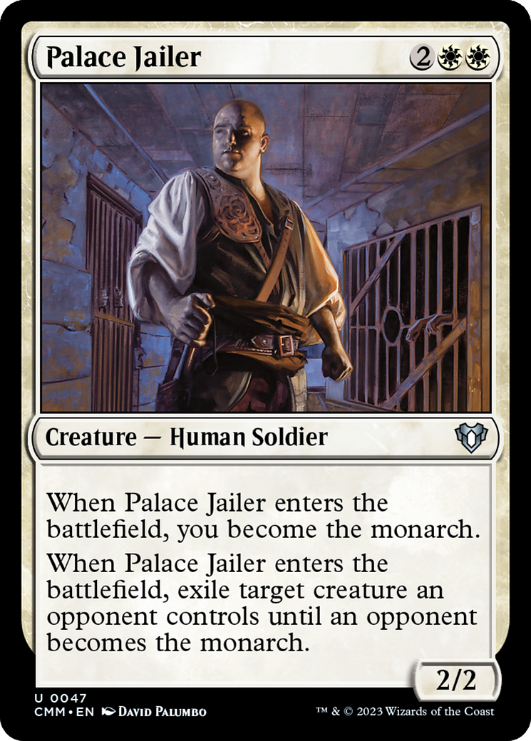 Palace Jailer [Commander Masters] | Dumpster Cat Games