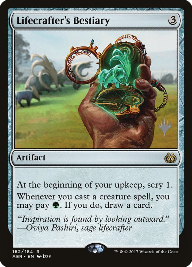 Lifecrafter's Bestiary (Promo Pack) [Aether Revolt Promos] | Dumpster Cat Games