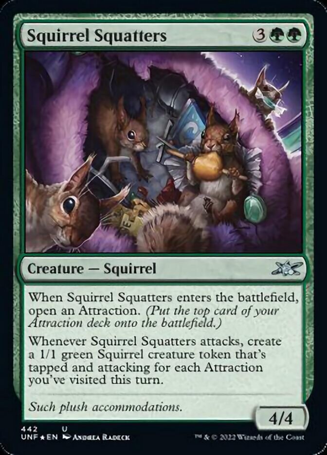 Squirrel Squatters (Galaxy Foil) [Unfinity] | Dumpster Cat Games