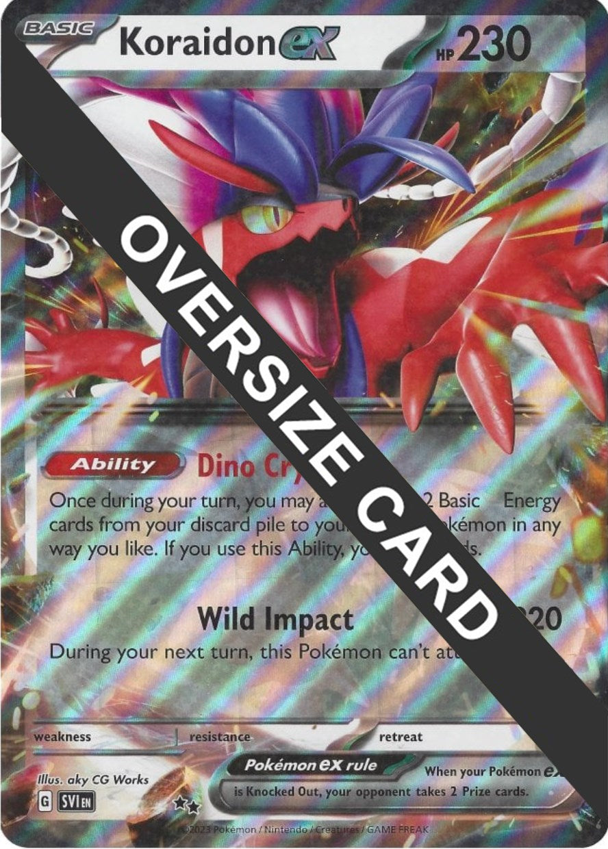 Koraidon ex (125/198) (Jumbo Card) [Scarlet & Violet: Base Set] | Dumpster Cat Games