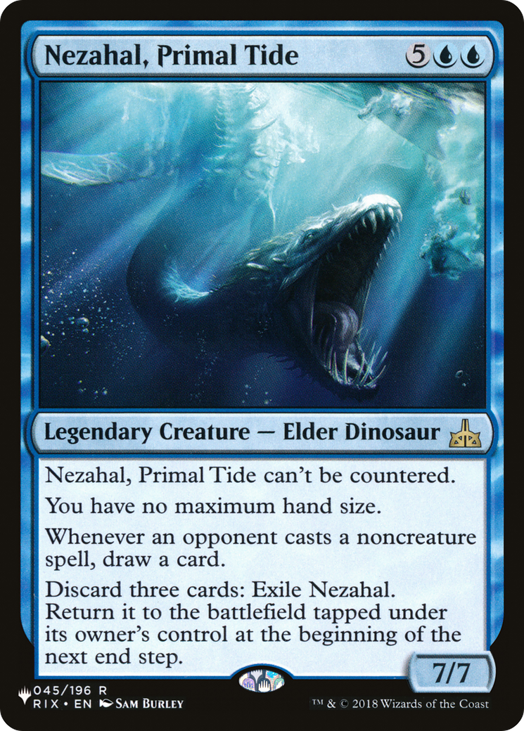 Nezahal, Primal Tide [The List] | Dumpster Cat Games