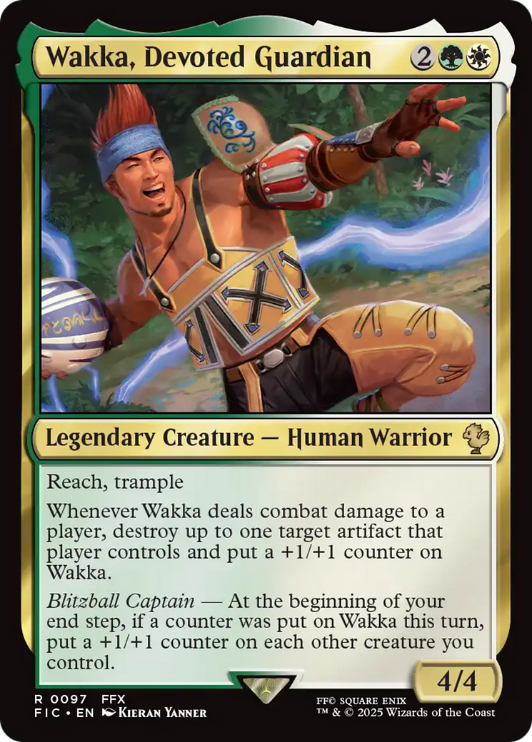 Wakka, Devoted Guardian [FINAL FANTASY Commander] | Dumpster Cat Games