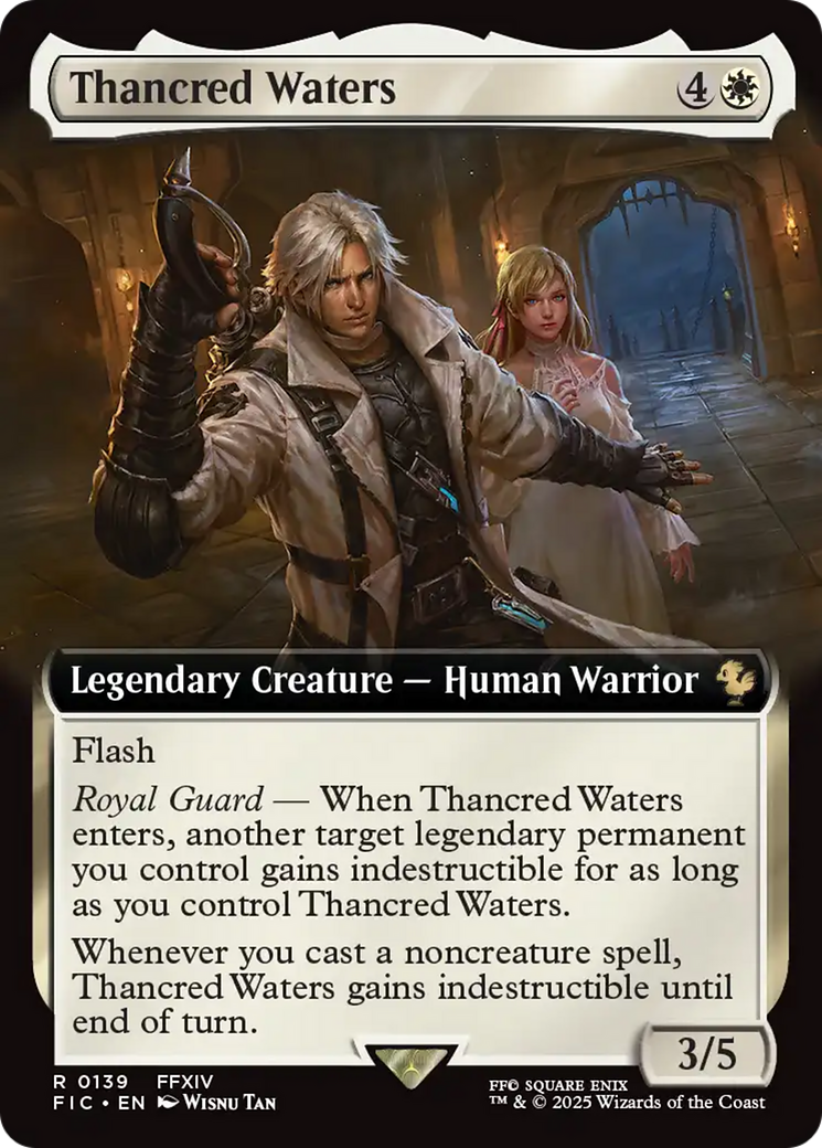 Thancred Waters (Extended Art) [FINAL FANTASY Commander] | Dumpster Cat Games