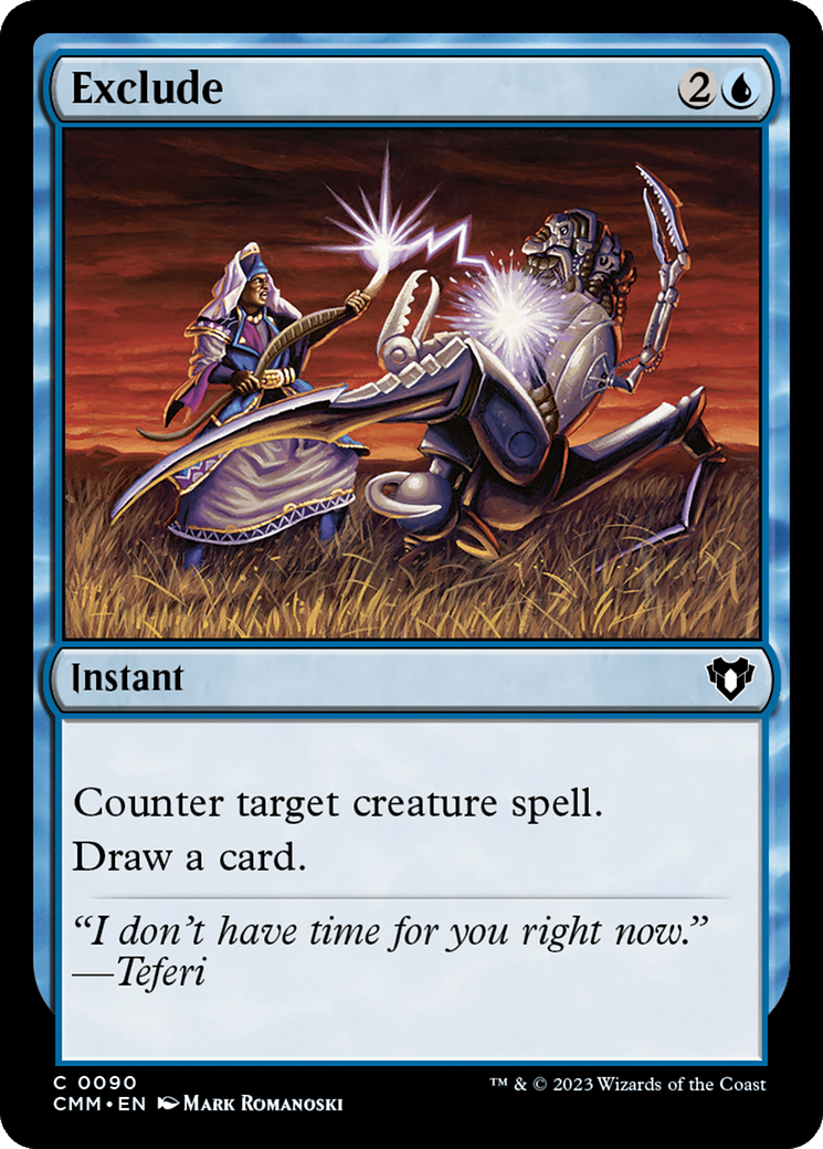 Exclude [Commander Masters] | Dumpster Cat Games