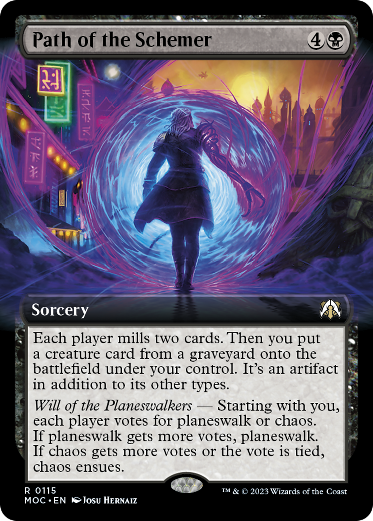 Path of the Schemer (Extended Art) [March of the Machine Commander] | Dumpster Cat Games