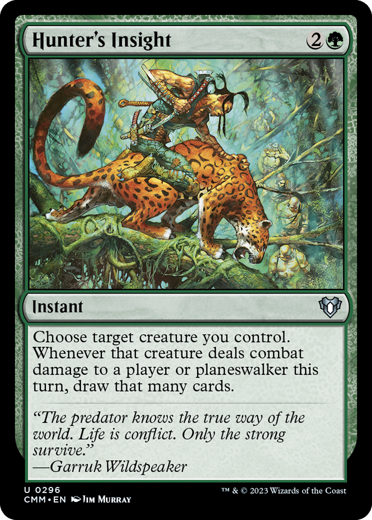 Hunter's Insight [Commander Masters] | Dumpster Cat Games