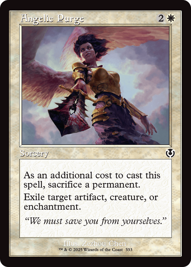 Angelic Purge (Retro Frame) [Innistrad Remastered] | Dumpster Cat Games