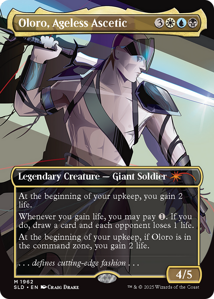Oloro, Ageless Ascetic (Rainbow Foil) [Secret Lair Drop Series] | Dumpster Cat Games