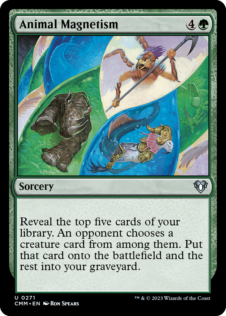 Animal Magnetism [Commander Masters] | Dumpster Cat Games