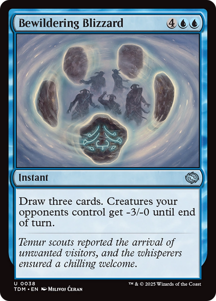 Bewildering Blizzard [Tarkir: Dragonstorm] | Dumpster Cat Games