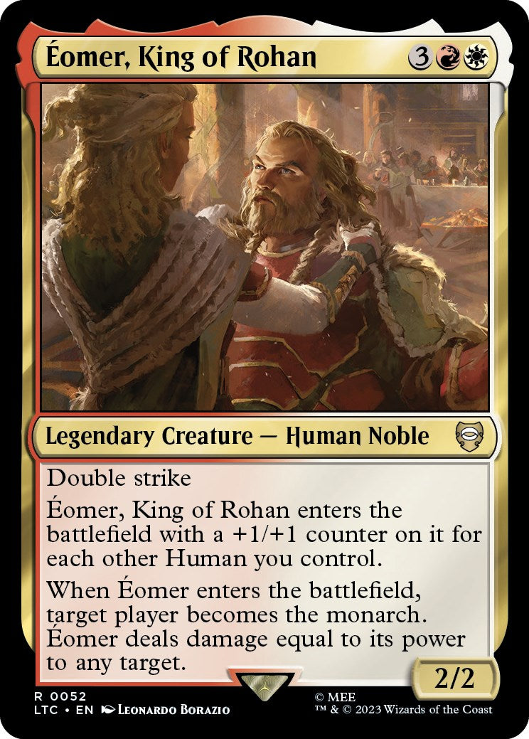 Eomer, King of Rohan [The Lord of the Rings: Tales of Middle-Earth Commander] | Dumpster Cat Games