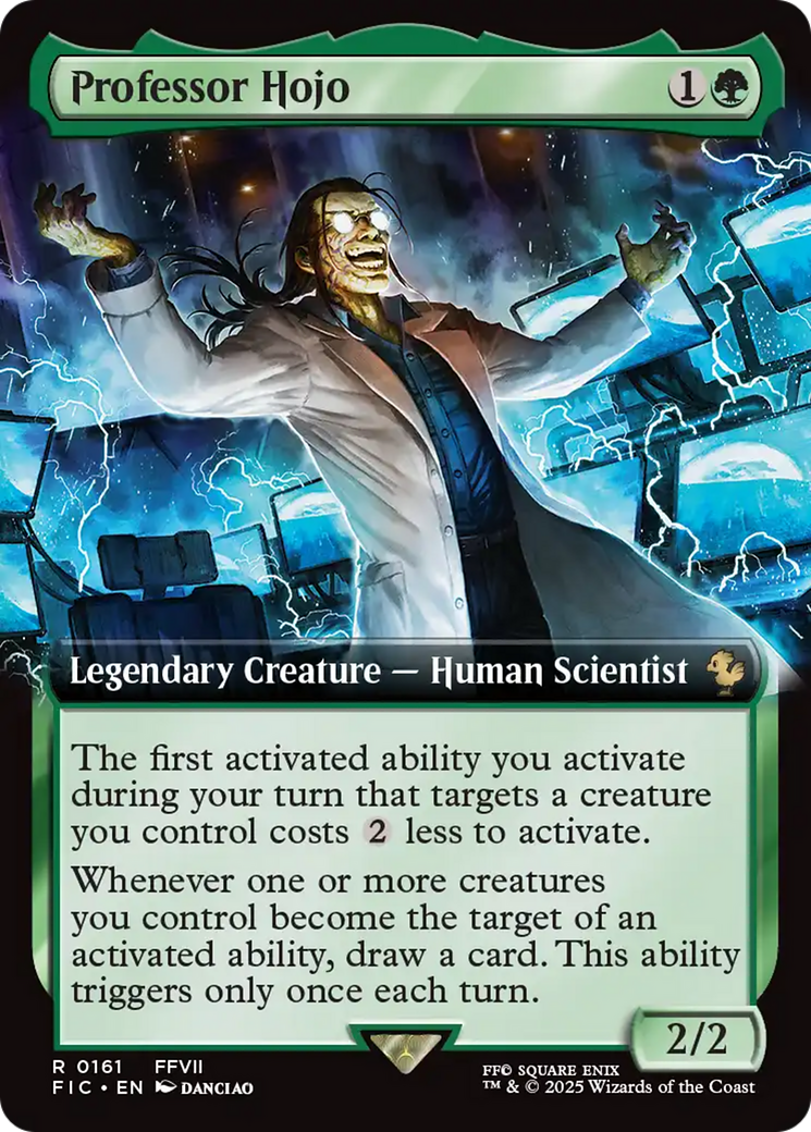 Professor Hojo (Extended Art) [FINAL FANTASY Commander] | Dumpster Cat Games