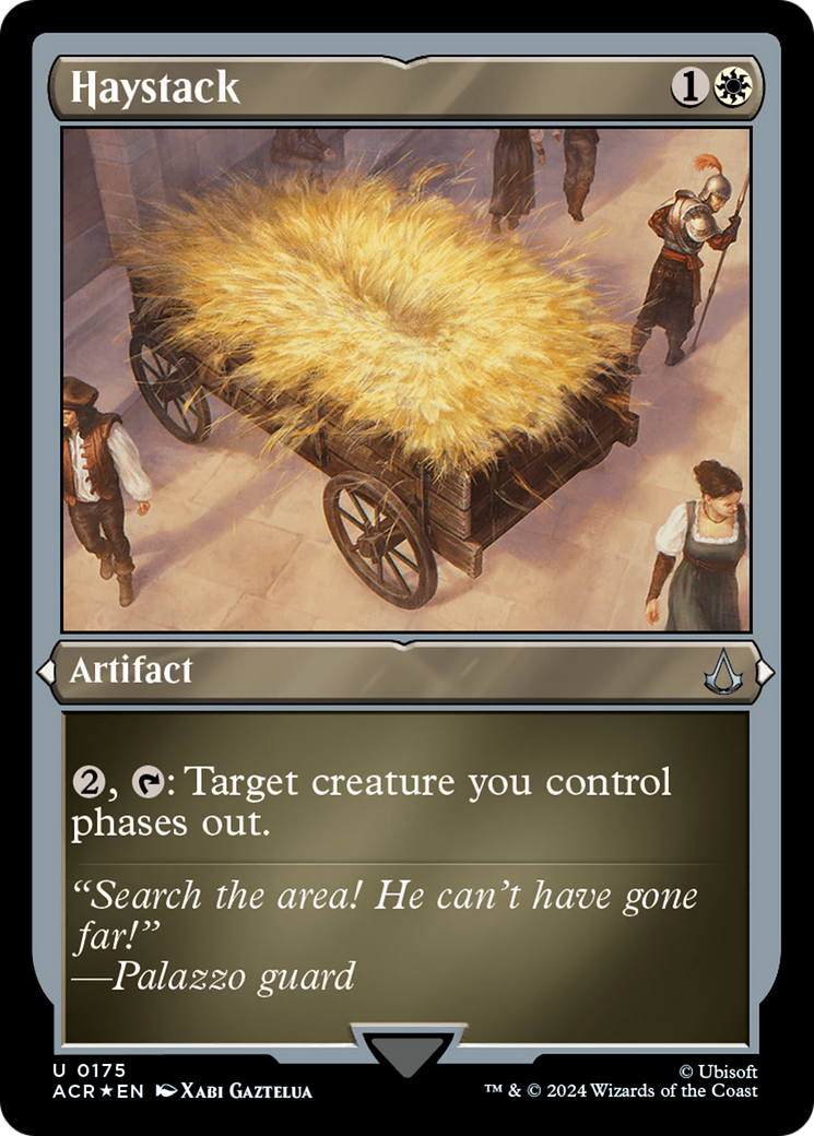 Haystack (Foil Etched) [Assassin's Creed] | Dumpster Cat Games