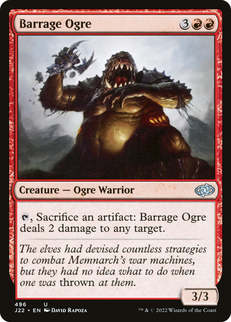 Barrage Ogre [Jumpstart 2022] | Dumpster Cat Games