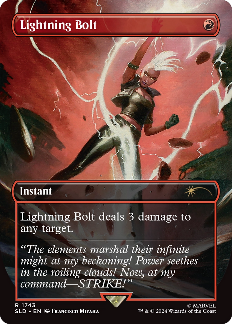 Lightning Bolt (1743) [Secret Lair Drop Series] | Dumpster Cat Games