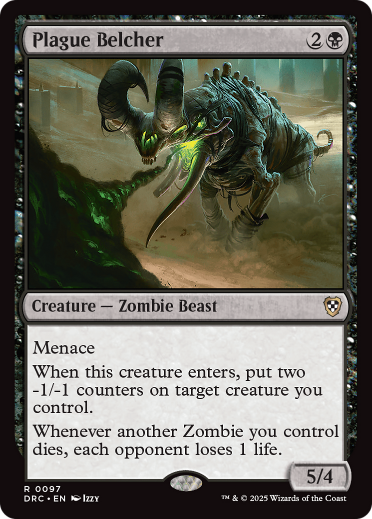 Plague Belcher [Aetherdrift Commander] | Dumpster Cat Games